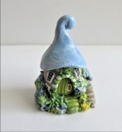 Hand sculpted fairy cottage by Pieta