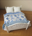 Dressed double bed