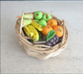 Handled basket of fruit