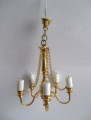 Five arm chandelier