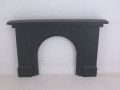 Black fire surround with arched centre