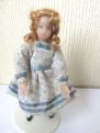 Hand made wax girl doll