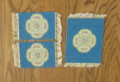 3 hand stitched rugs