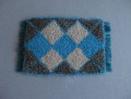 Hand made rug with pile