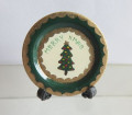 Hand painted Christmas plate