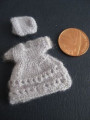 Girls dress and hat set blue