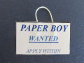 Paper Boy shop sign