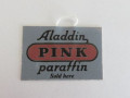 Aladdin Paraffin sign