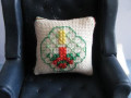 Christmas cushion Candle design