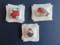 3 Christmas cushions