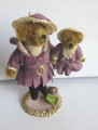 Artist made bear and child