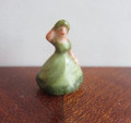 Lady figurine green
