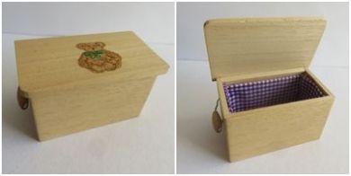 Hand painted toy box
