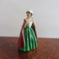 Handpainted lady figurine