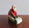 Tiny Santa & sleigh