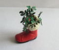 Santa boot with holly