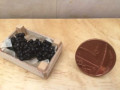 Tray black grapes