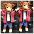 Hand sculpted monkey by Thimblemins
