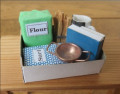 Box of kitchen items