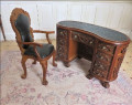 Elaborate desk and chair