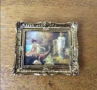 Framed print - Girls with swans