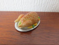 Cooked chicken on plate