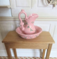 Hand painted jug & bowl