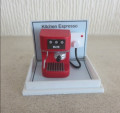 Kitchen espresso machine red