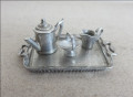 Teaset on tray