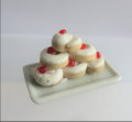 Display of iced swirls