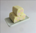Tray of Battenburg cakes