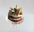 Strawberry shortcake on stand