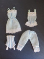 Ladies Blue 4pc underwear set