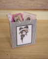 Ladies shop  filled carrier bag
