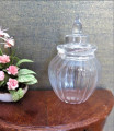 Large lidded glass jar