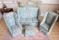 4 piece high backed suite