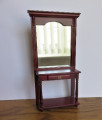 Mirrored mahogany  hall stand