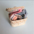 Lidded work basket