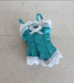 Ladies turquoise corset