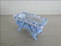 1/24th scale blue crib