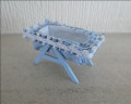 1/24th scale blue crib