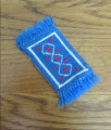 Small blue/red rug