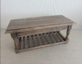 Aged oak kitchen table