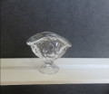 Hobnail glass footed bowl