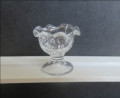 Hobnail  glass footed bowl