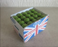 Modern shop box of apples