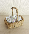 Basket of crockery