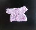 Hand knit baby cardigan