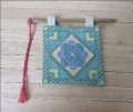 Hand stitched wall hanging 