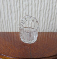 Small glass basket